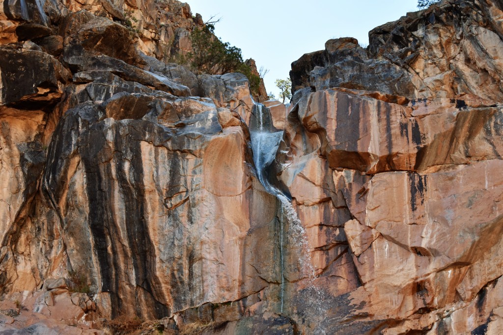 waterfall in Colorado National Monument